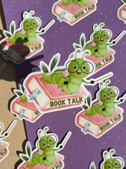 Book Talk Sticker