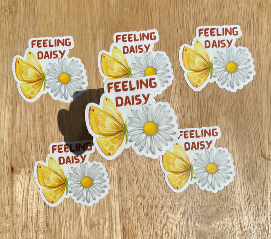 Feeling Daisy Sticker